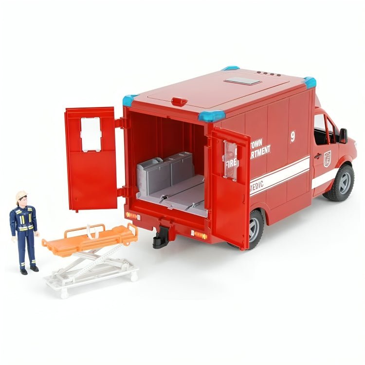 Auto De Bomberos Mercedes Benz & Conductor Escala 1:16 - KATZER