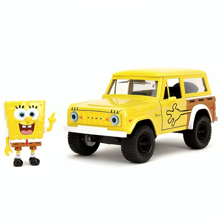 Auto Ford Bronco Año 1972 & Bob Esponja Escala 1:24 - KATZER