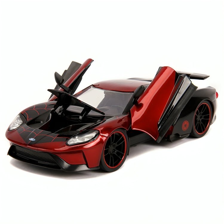 Auto Ford GT Año 2017 & Spiderman Miles Morales Escala 1:24 - KATZER