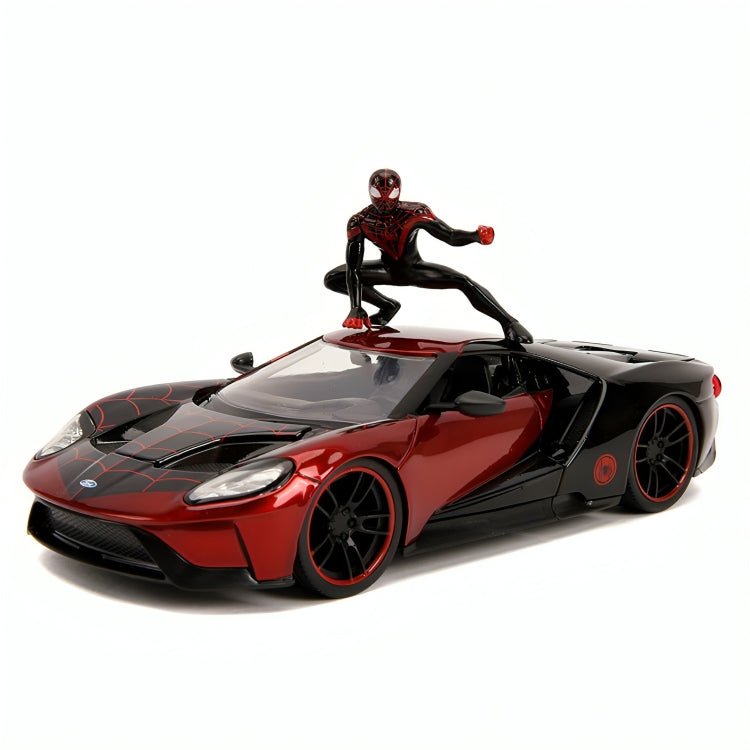 Auto Ford GT Año 2017 & Spiderman Miles Morales Escala 1:24 - KATZER