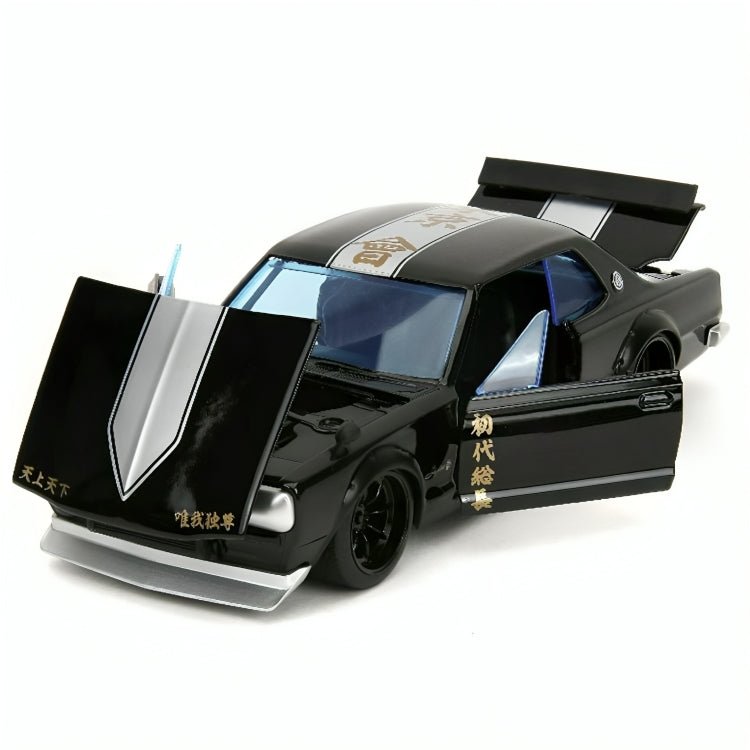 Auto Nissan Skyline GT - R Año 1971 & Mikey De Tokyo Revengers Escala 1:24 (Modelo Descontinuado) - KATZER