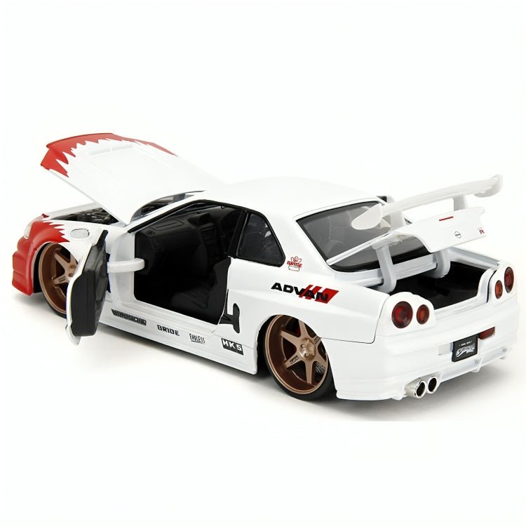 Auto Nissan Skyline GT - R R34 & Ryu Escala 1:24 - KATZER