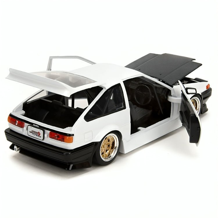 Auto Toyota Trueno AE86 JDM Truners Escala 1:24 - KATZER