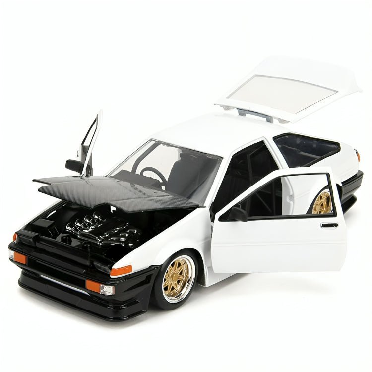 Auto Toyota Trueno AE86 JDM Truners Escala 1:24 - KATZER