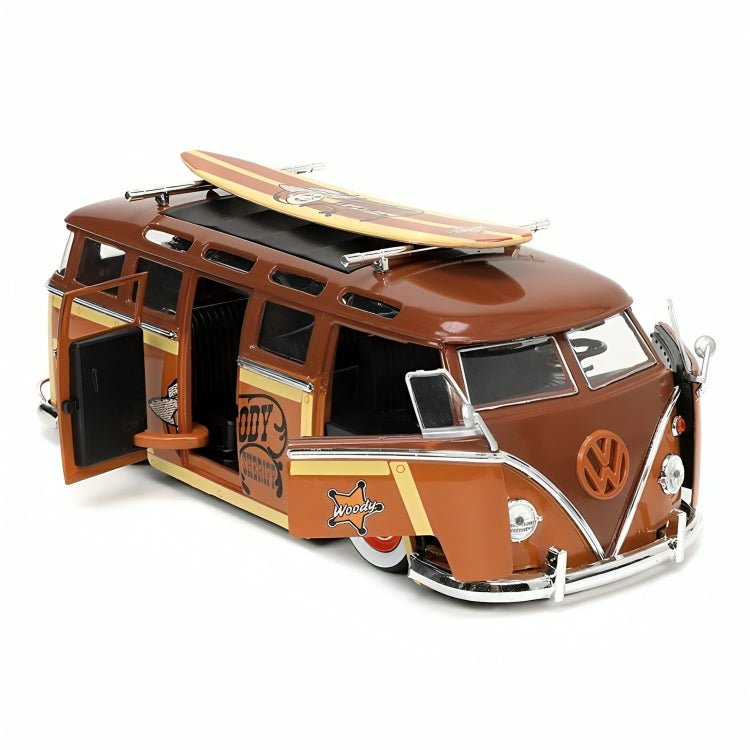 Auto Volkswagen T1 Surf Bus & Woody Escala 1:24 (Liquidación) - KATZER