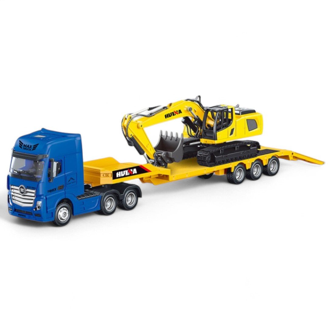 Cama Baja Con Excavadora Huina Escala 1:50 - KATZER