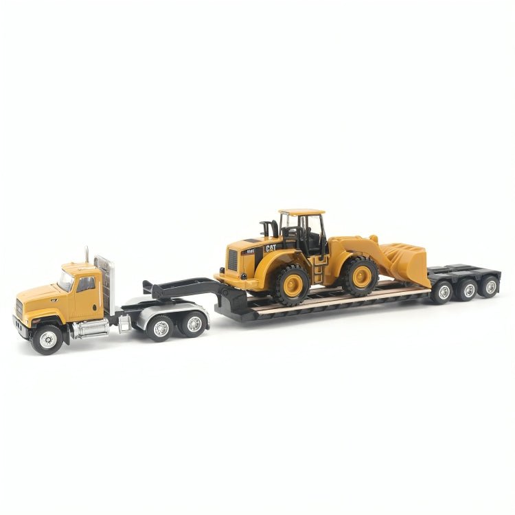 Cama Baja CT681 & Cargador De Ruedas 950G Escala 1:87 - KATZER