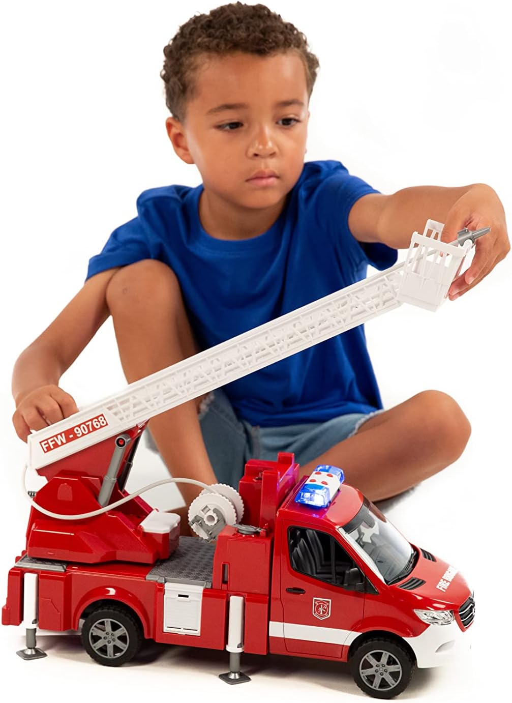 Camión De Bomberos Mercedes Benz Escala 1:16 - KATZER