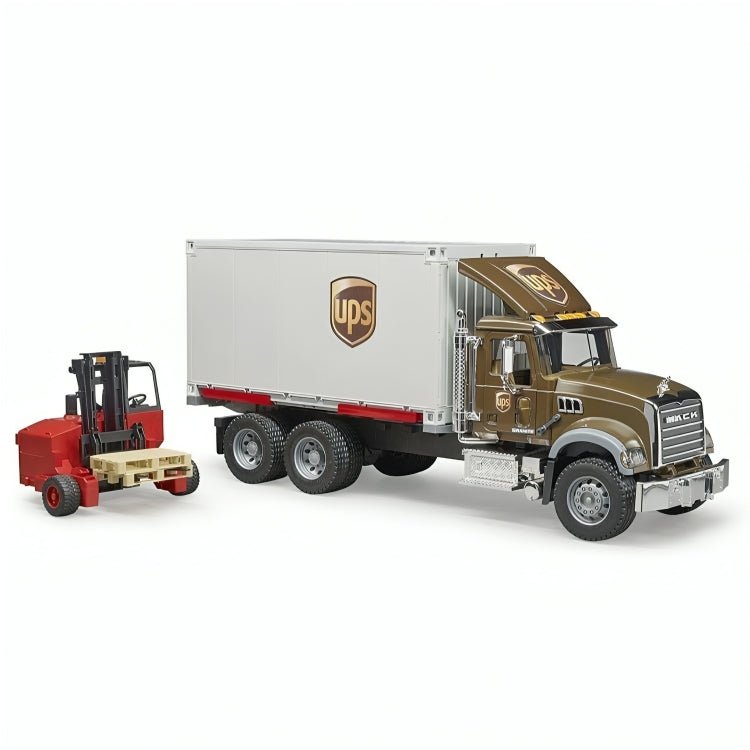 Camión Mack UPS & Carretilla Elevadora Escala 1:16 (Modelo Descontinuado) - KATZER
