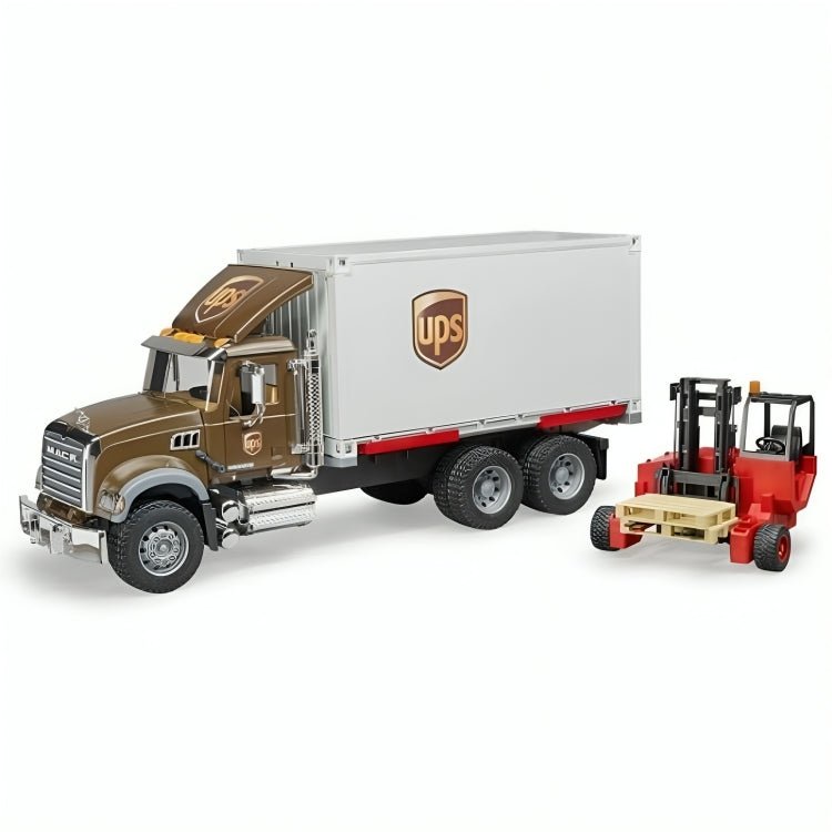 Camión Mack UPS & Carretilla Elevadora Escala 1:16 (Modelo Descontinuado) - KATZER