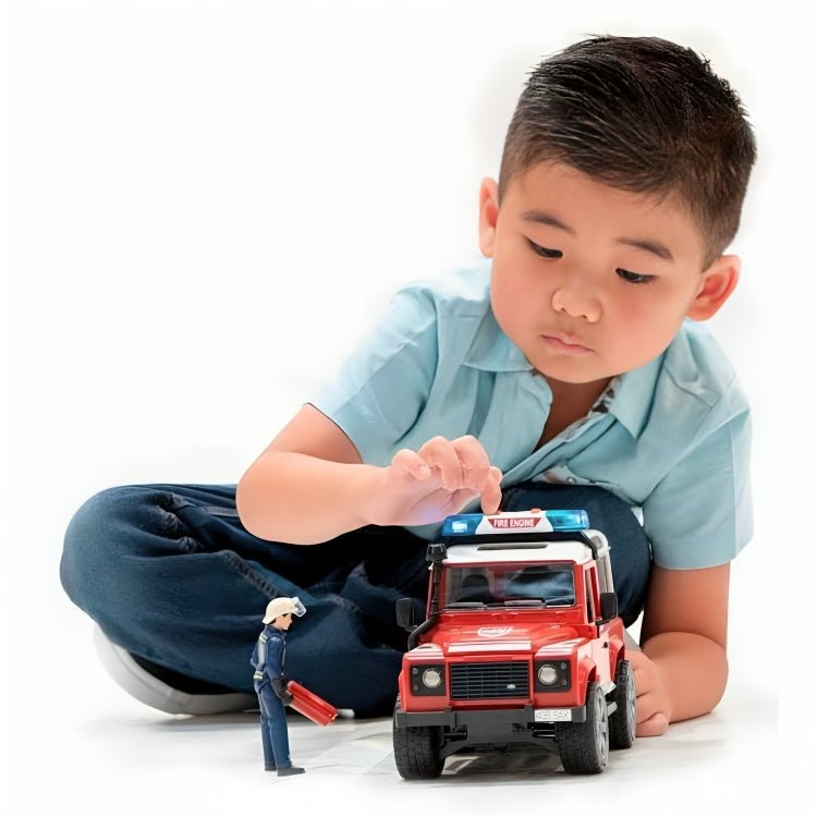 Camioneta De Bomberos Land Rover Escala 1:16 - KATZER