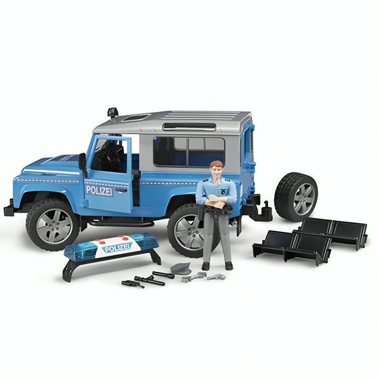 Camioneta De Policía Land Rover Escala 1:16 - KATZER