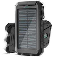 Thumbnail for Cargador Portátil Solar Kepswin De 38800 mAh, Batería Externa De 5 V/3,1 A, Cargador Rápido, Puertos Tipo C Con Linternas LED, perfecto Para Viajes De Camping - KATZER