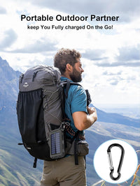 Thumbnail for Cargador Portátil Solar Kepswin De 38800 mAh, Batería Externa De 5 V/3,1 A, Cargador Rápido, Puertos Tipo C Con Linternas LED, perfecto Para Viajes De Camping - KATZER