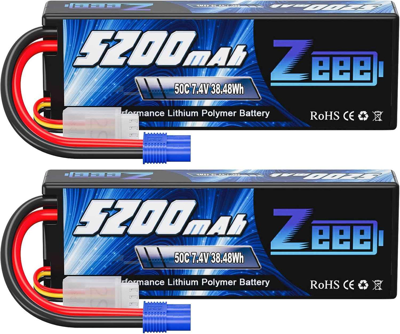 Li-Ion Battery (JST red Connector) 2s 7.4V 1200 mAh Huina 1592/1593