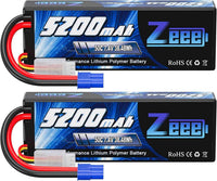Thumbnail for Li-Ion Battery (JST red Connector) 2s 7.4V 1200 mAh Huina 1592/1593