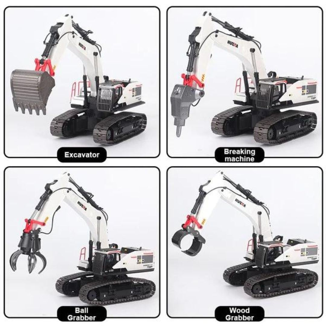 Excavadora De Orugas Control Remoto Huina Escala 1:14 - KATZER