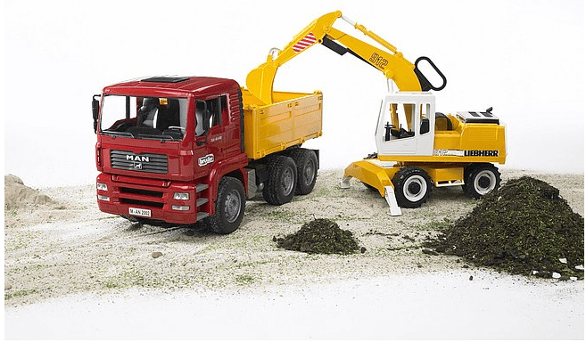 Excavadora De Ruedas Liebherr 912 Escala 1:16 - KATZER