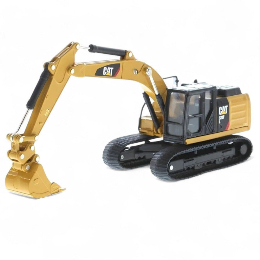 Excavadora Hidráulica 320F + 5 Herramientas De Trabajo Escala 1:64 - KATZER