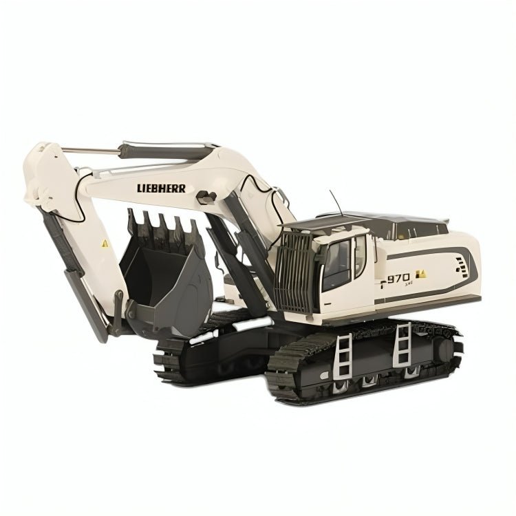 Excavadora Liebherr R970 White Version Escala 1:50 - KATZER