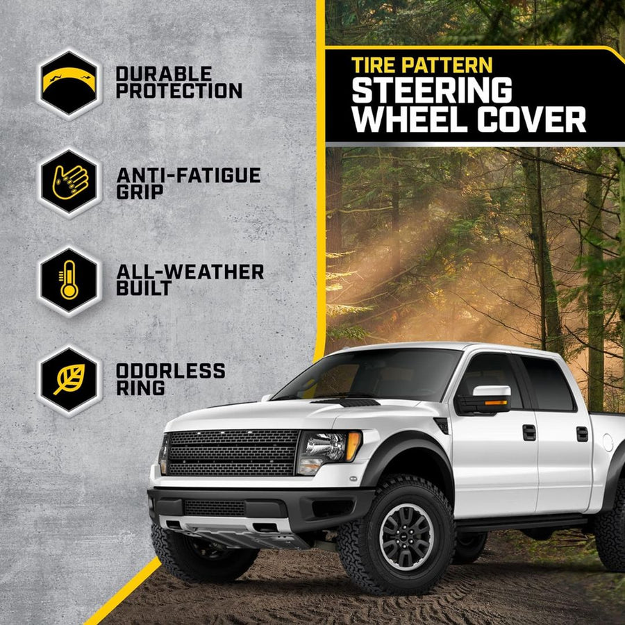 Funda Para Volante Ergonómica De Dos Tonos Tamaño Grande - KATZER