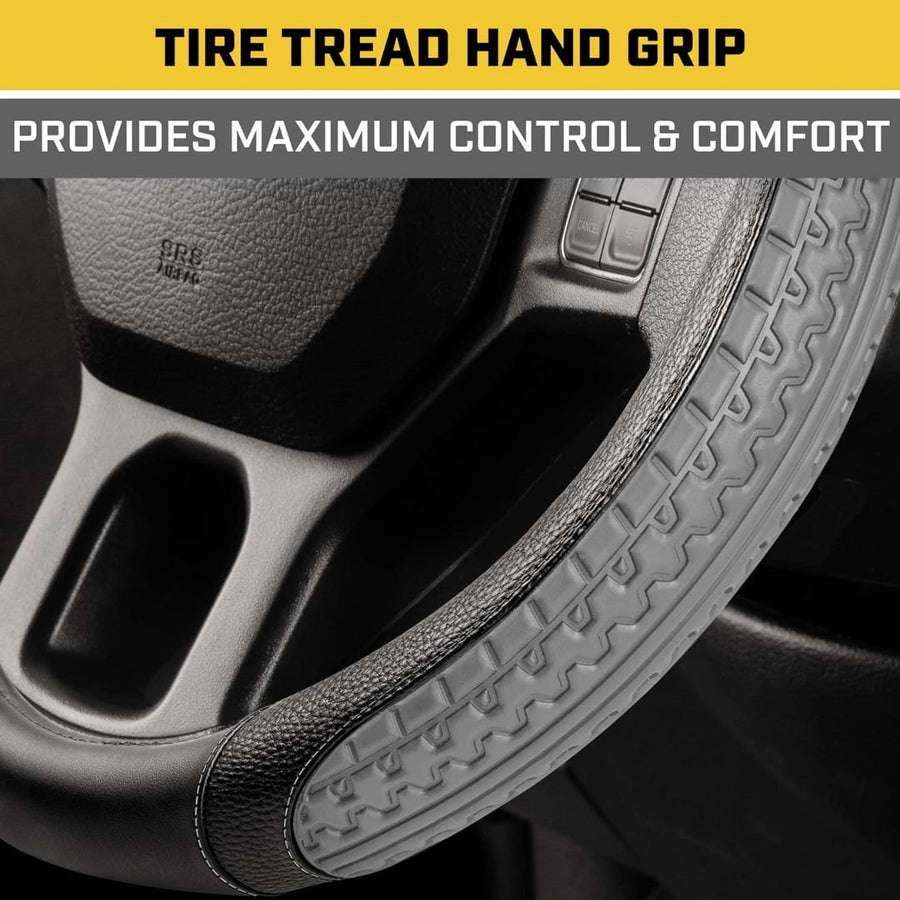 Funda Para Volante Ergonómica De Dos Tonos Tamaño Grande - KATZER