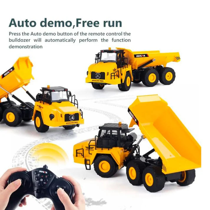 Camión Articulado Control Remoto Huina Escala 1:16