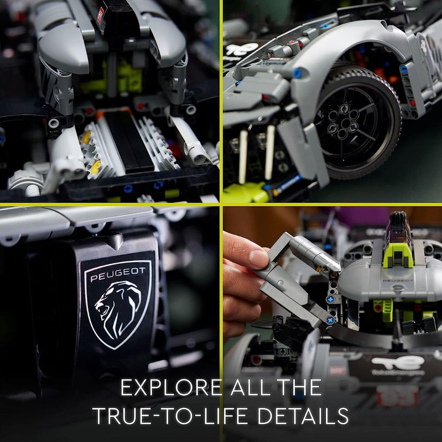 LEGO Technic Peugeot 9X8 24H Le Mans Hybrid Hypercar (1775 Piezas) - KATZER