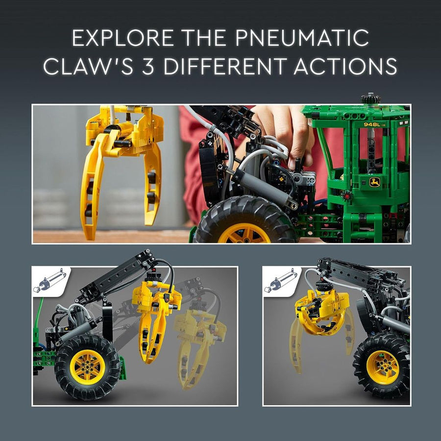 LEGO Technic Tractor Forestal John Deere 948L - II (1492 Piezas) - KATZER