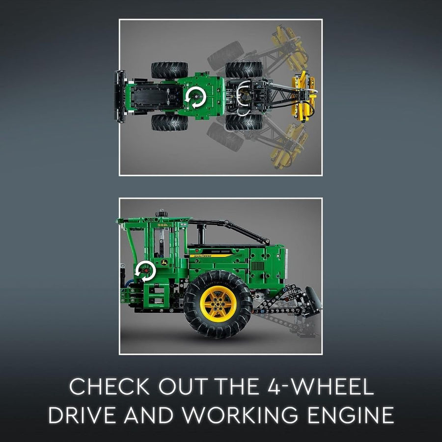 LEGO Technic Tractor Forestal John Deere 948L - II (1492 Piezas) - KATZER