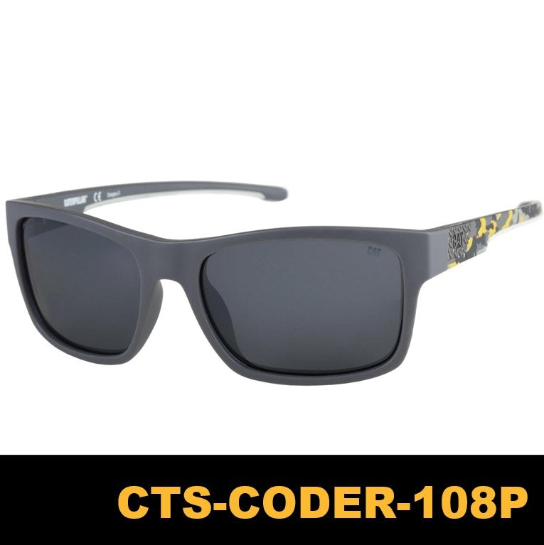 Lentes De Sol Cat CTS-CODER-108P Lunas Negro Polarizado - KATZER