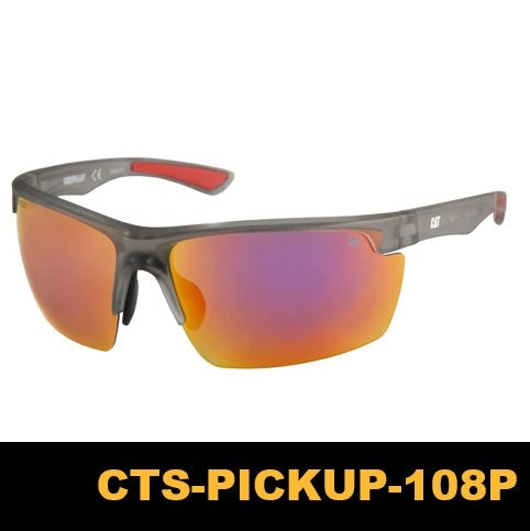 Lentes De Sol Cat CTS-PICKUP-108P Lunas Rojo Polarizadas - KATZER