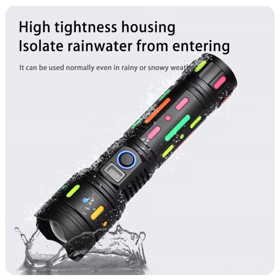 Linterna Led Profesional Recargable Alta Potencia 30W - KATZER