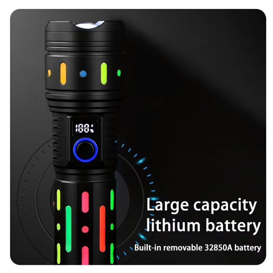 Linterna Led Profesional Recargable Alta Potencia 30W - KATZER