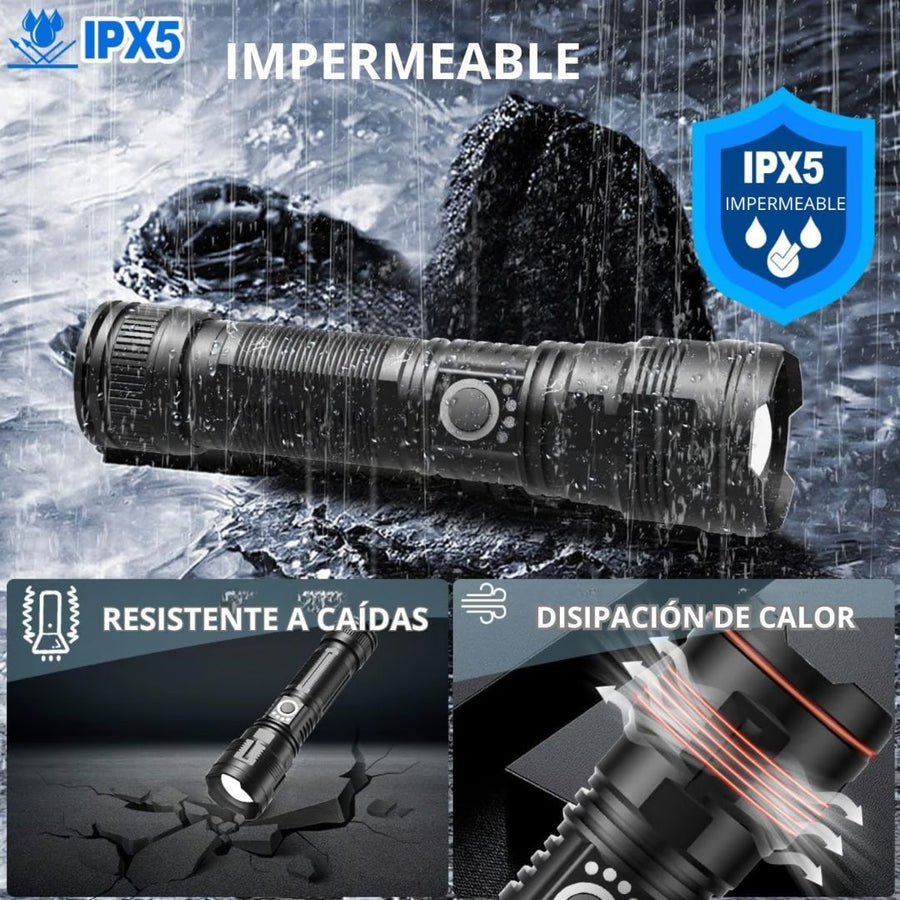 Linterna Led Recargable Intensa - KATZER