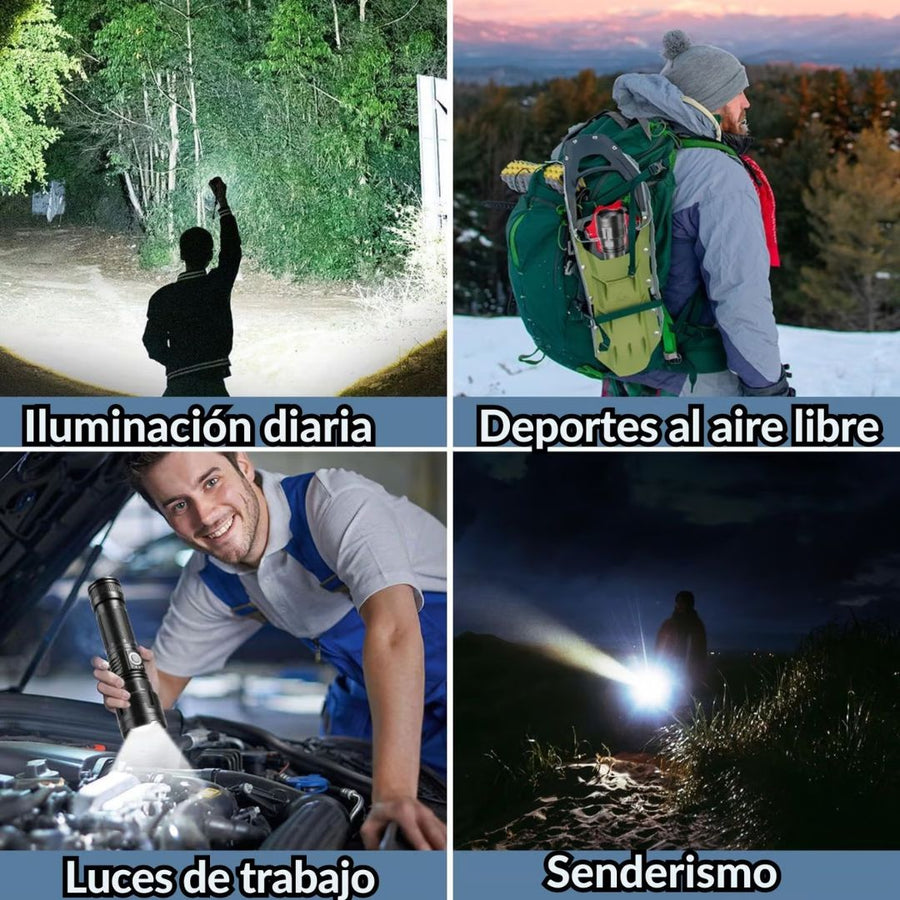 Linterna Led Recargable Intensa - KATZER