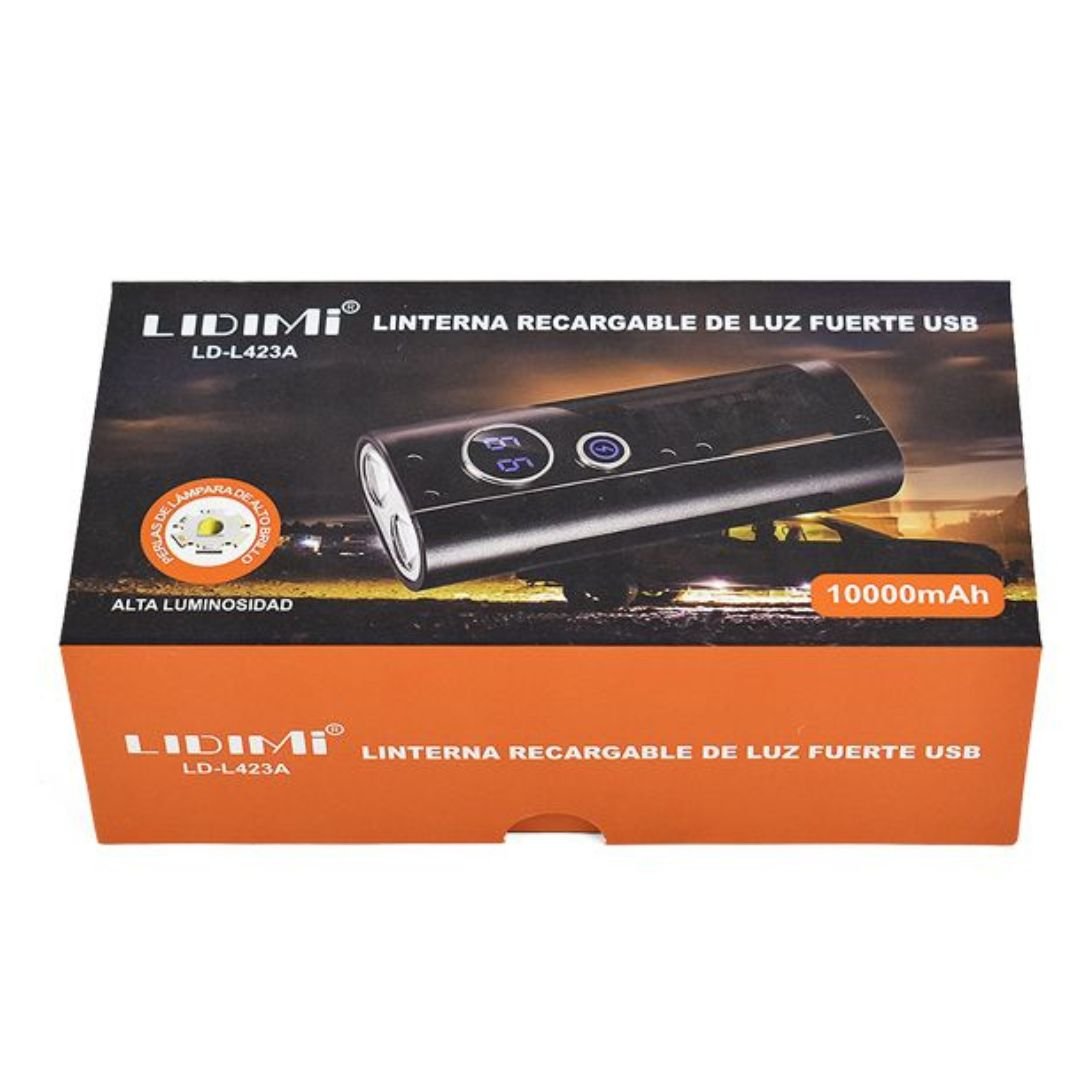 Linterna Recargable De Luz Fuerte USB - KATZER
