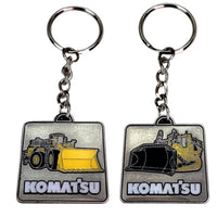 Thumbnail for Llavero De Dos Caras Cargador De Ruedas & Tractor De Orugas Komatsu - KATZER