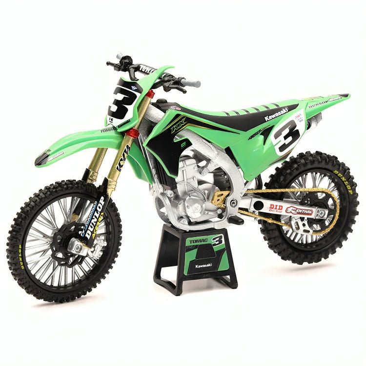 Motocicleta Kawasaki KX450F Año 2019 Escala 1:12 (Modelo Descontinuado) - KATZER
