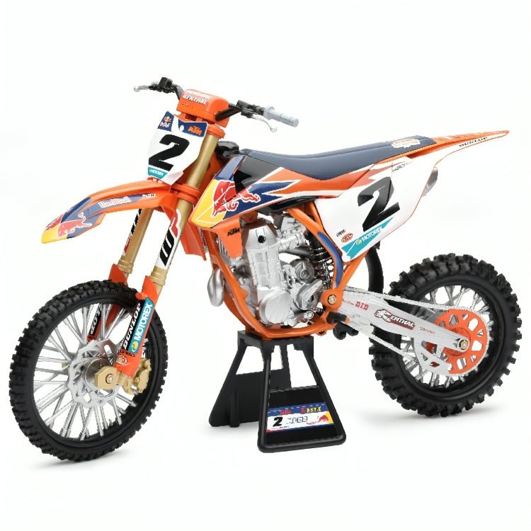 Motocicleta KTM 450 SX - F Año 2019 Red Bull Escala 1:6 - KATZER