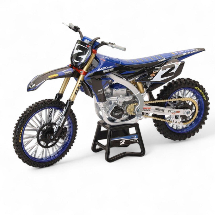 Motocicleta Yamaha YZ450F Cooper Web Escala 1:6 - KATZER