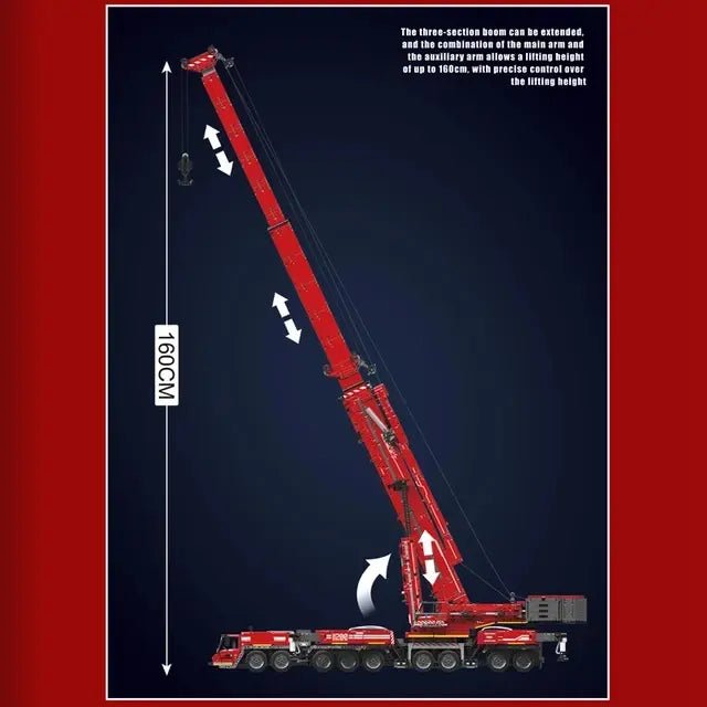 Mould King 17007 17008 Technical Car Toys Motorized LTM 11200 RC Crane Truck Assembly Model DIY Brick Building Block Sets 42146 - KATZER