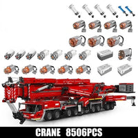 Thumbnail for Mould King 17007 17008 Technical Car Toys Motorized LTM 11200 RC Crane Truck Assembly Model DIY Brick Building Block Sets 42146 - KATZER