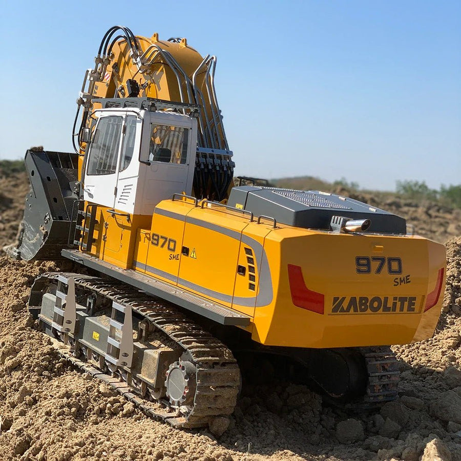 Pala Minera K970 + Accesorios A Control Remoto Escala 1:14 - KATZER