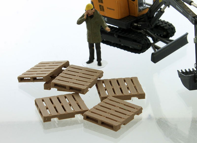 Pallets De Carga 6 Unidades Escala 1:50 - KATZER