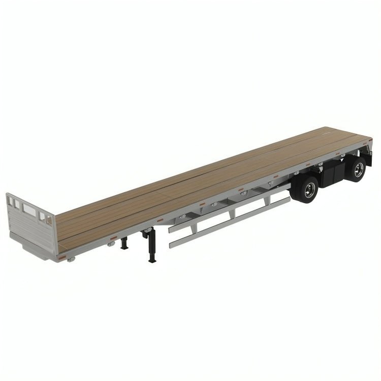 Plataforma Plateado 53' Flatbed Trailer Escala 1:50 (Modelo Descontinuado) - KATZER