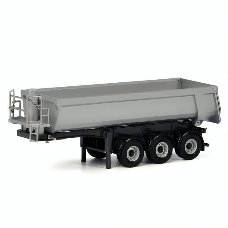 Plataforma Tolva Half Pipe Tipper Tráiler 3 Axle Escala 1:50 - KATZER