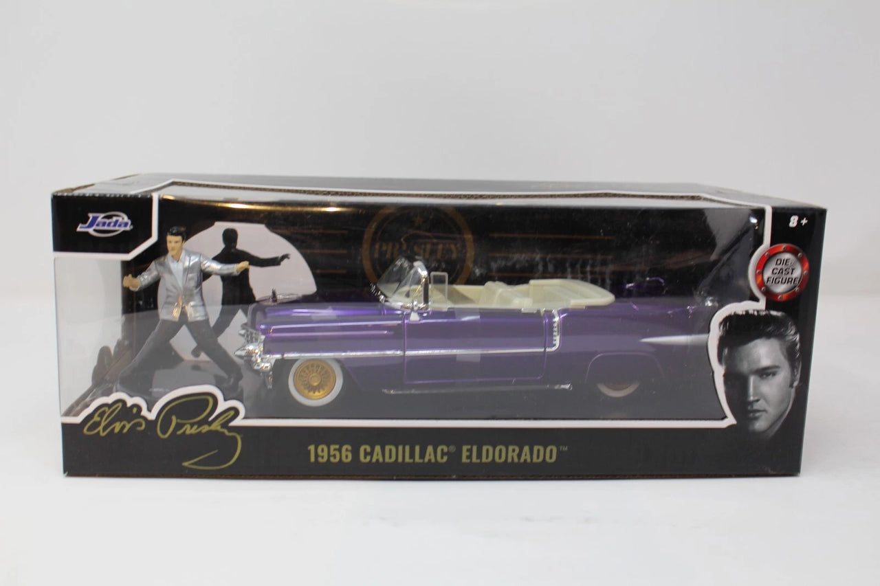 Auto Cadillac ElDorado Convertible Año 1956 & Elvis Presley Escala 1:24