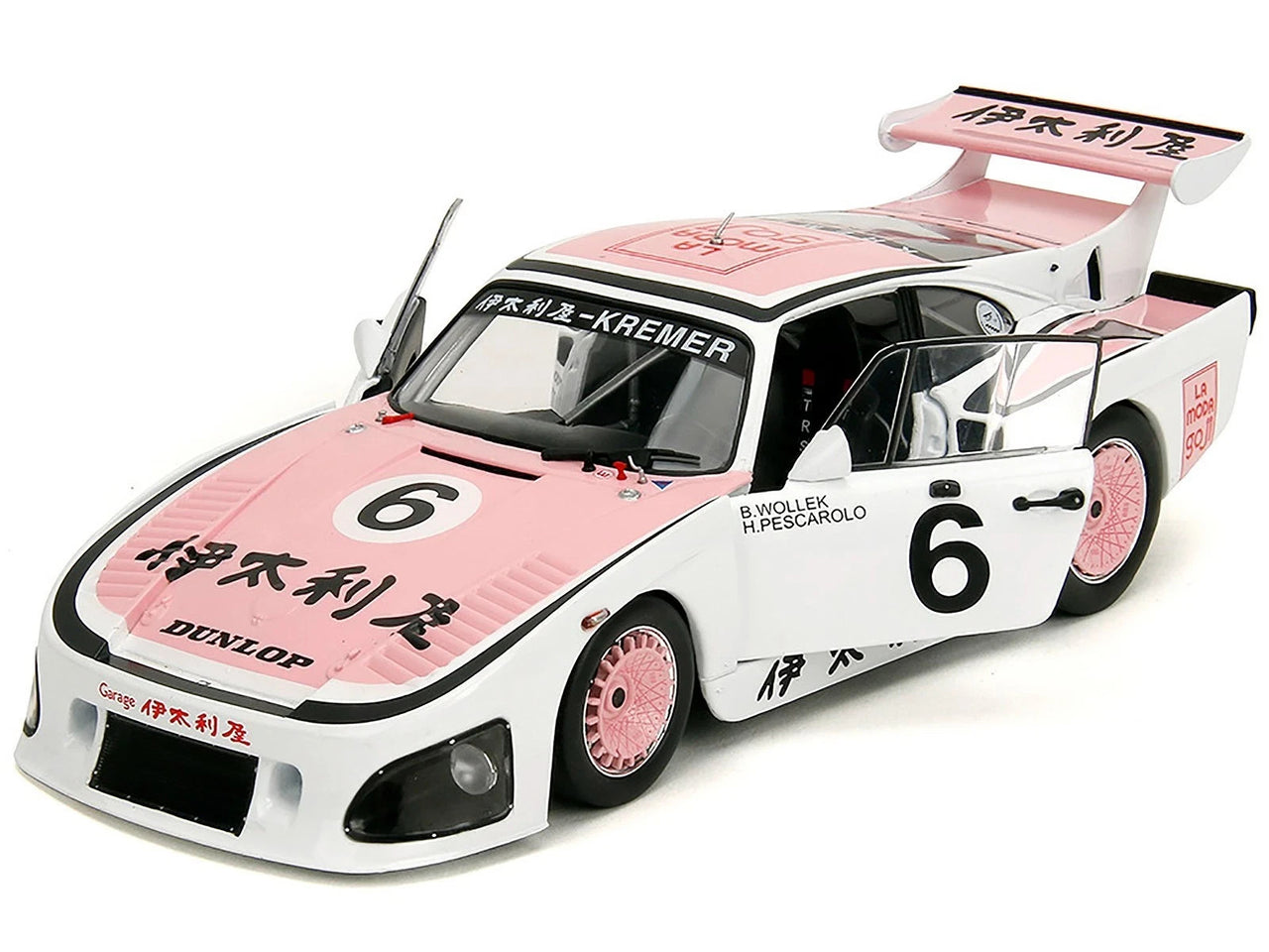 Auto Porsche 935 K3 Año 1981 #6 Pink Slips Escala 1:18
