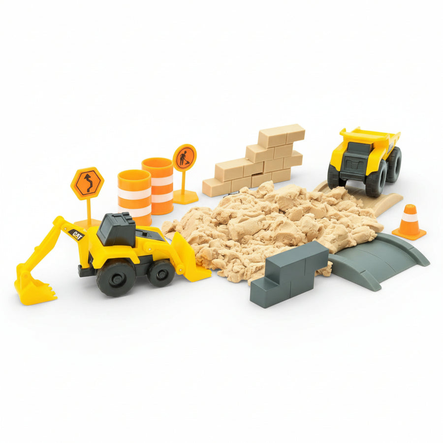 set para niños de la marca caterpillar